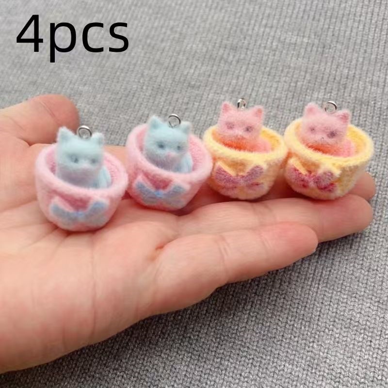 จี้แมวเรซิน 3D แบบนุ่ม 4 ชิ้น  - Resin Art Essentials บทวิจารณ์และราคา