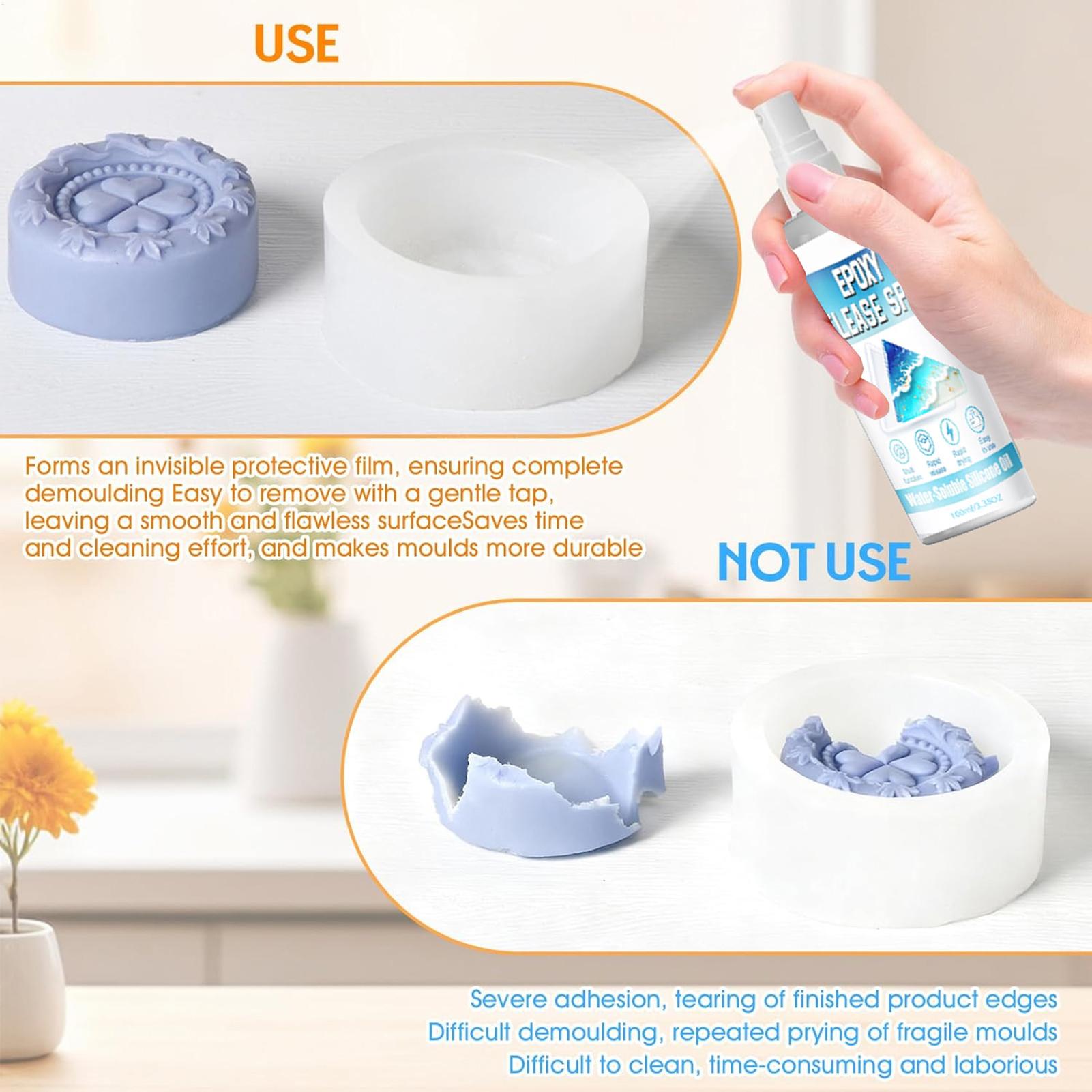 สเปรย์ซิลิโคนสำหรับปลดแม่พิมพ์ - Resin Art Guide บทวิจารณ์และราคา