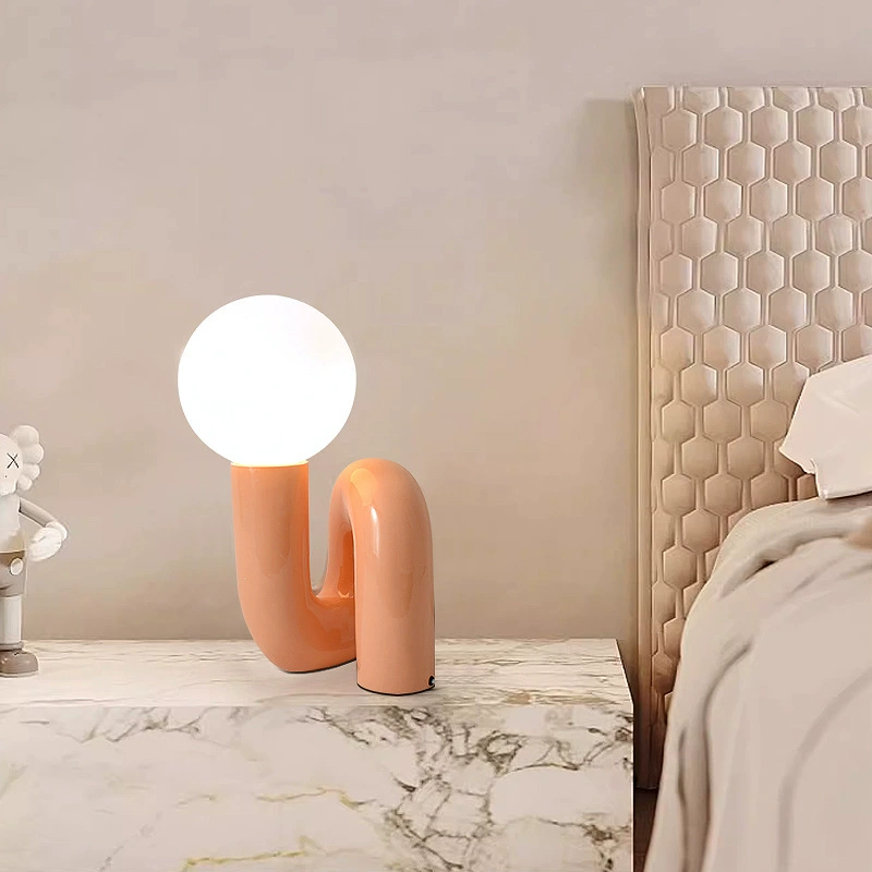 โคมไฟตั้งโต๊ะทรงกลมแก้ว LED สไ - Resin Art Uk บทวิจารณ์และราคา