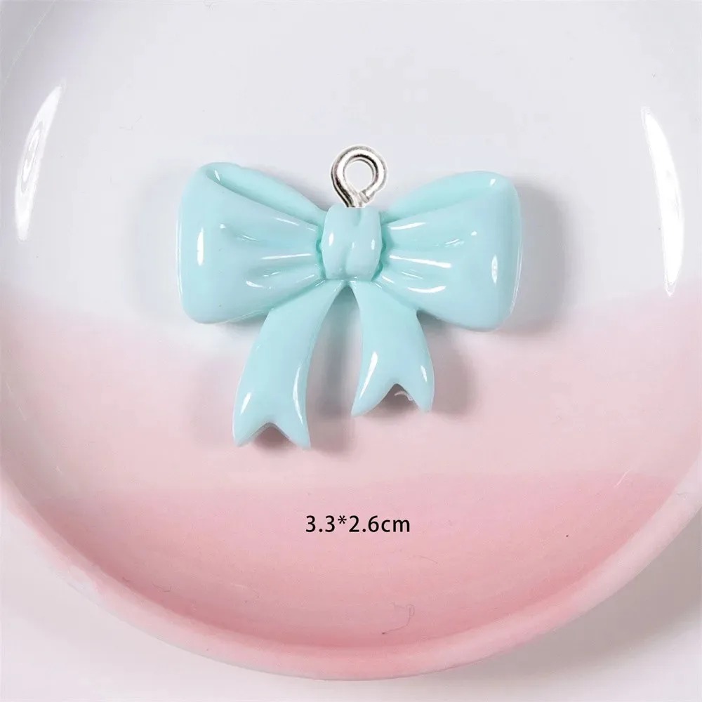 10 ชิ้น ชาร์มเรซิ่นรูปโบว์สีลู - Resin Art Essentials บทวิจารณ์และราคา