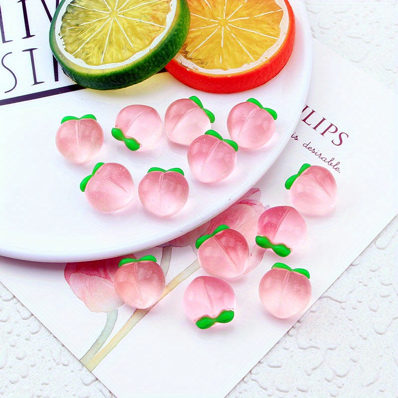 10 ชิ้น จี้เรซิ่นรูปพีชใสแบบแบ - Resin Art Essentials บทวิจารณ์และราคา
