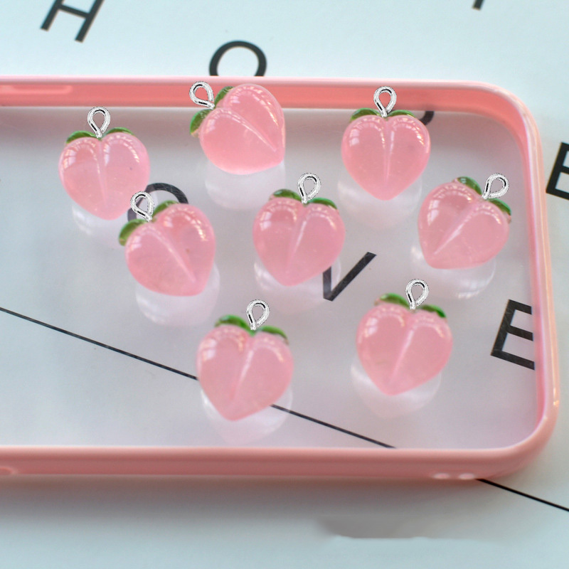 10 ชิ้น จี้เรซิ่นรูปพีชใสแบบแบ - Resin Art Essentials บทวิจารณ์และราคา
