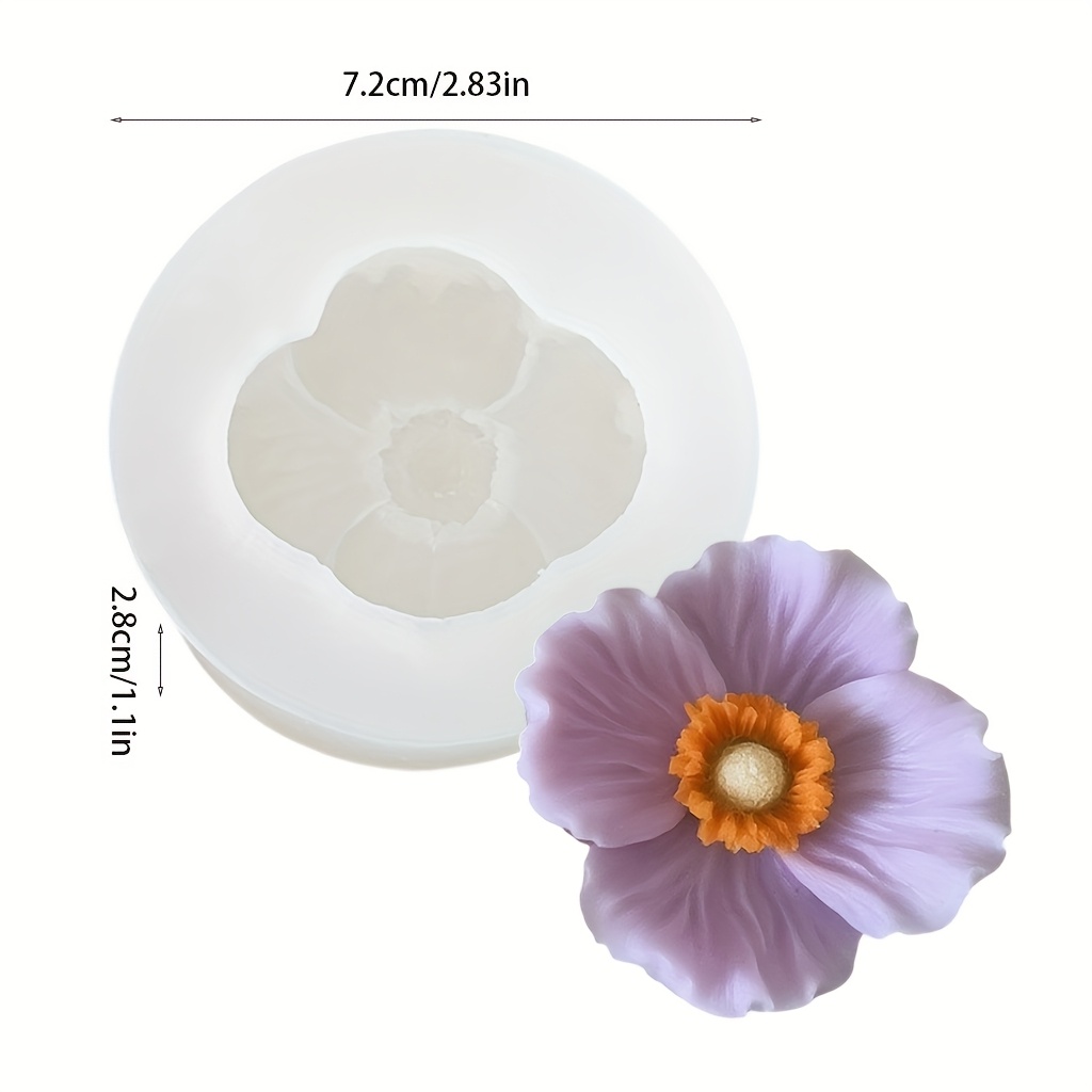 แม่พิมพ์เทียนซิลิโคนรูปดอกไม้  - Resin Art Furniture บทวิจารณ์และราคา