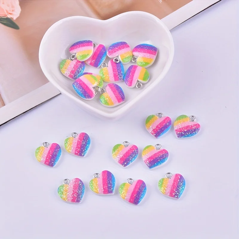 ชาร์มเรซิ่นรูปหัวใจหลากสี 10 ช - Resin Art Essentials บทวิจารณ์และราคา