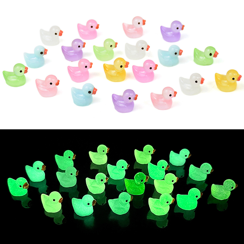 10/20pcs Luminous MINI เป็ดที่ - Resin Art Furniture บทวิจารณ์และราคา