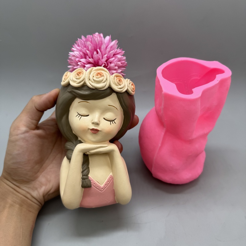 แม่พิมพ์ซิลิโคนกระถางดอกไม้สาว - Resin Art Furniture บทวิจารณ์และราคา