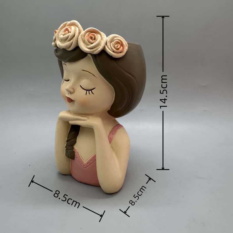 แม่พิมพ์ซิลิโคนกระถางดอกไม้สาว - Resin Art Furniture บทวิจารณ์และราคา
