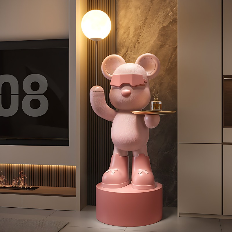 รูปปั้นหมีดุร้ายขนาดใหญ่ ของตก - Resin Art Furniture บทวิจารณ์และราคา