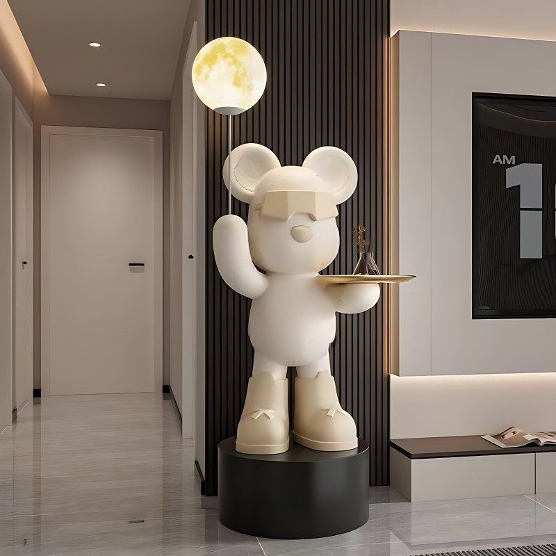 รูปปั้นหมีดุร้ายขนาดใหญ่ ของตก - Resin Art Furniture บทวิจารณ์และราคา