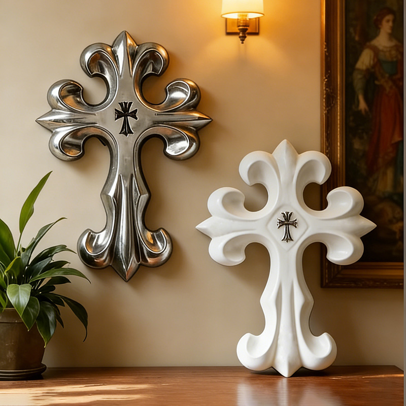 ของตกแต่งผนังรูปกางเขนสไตล์โกธ - Resin Art Furniture บทวิจารณ์และราคา