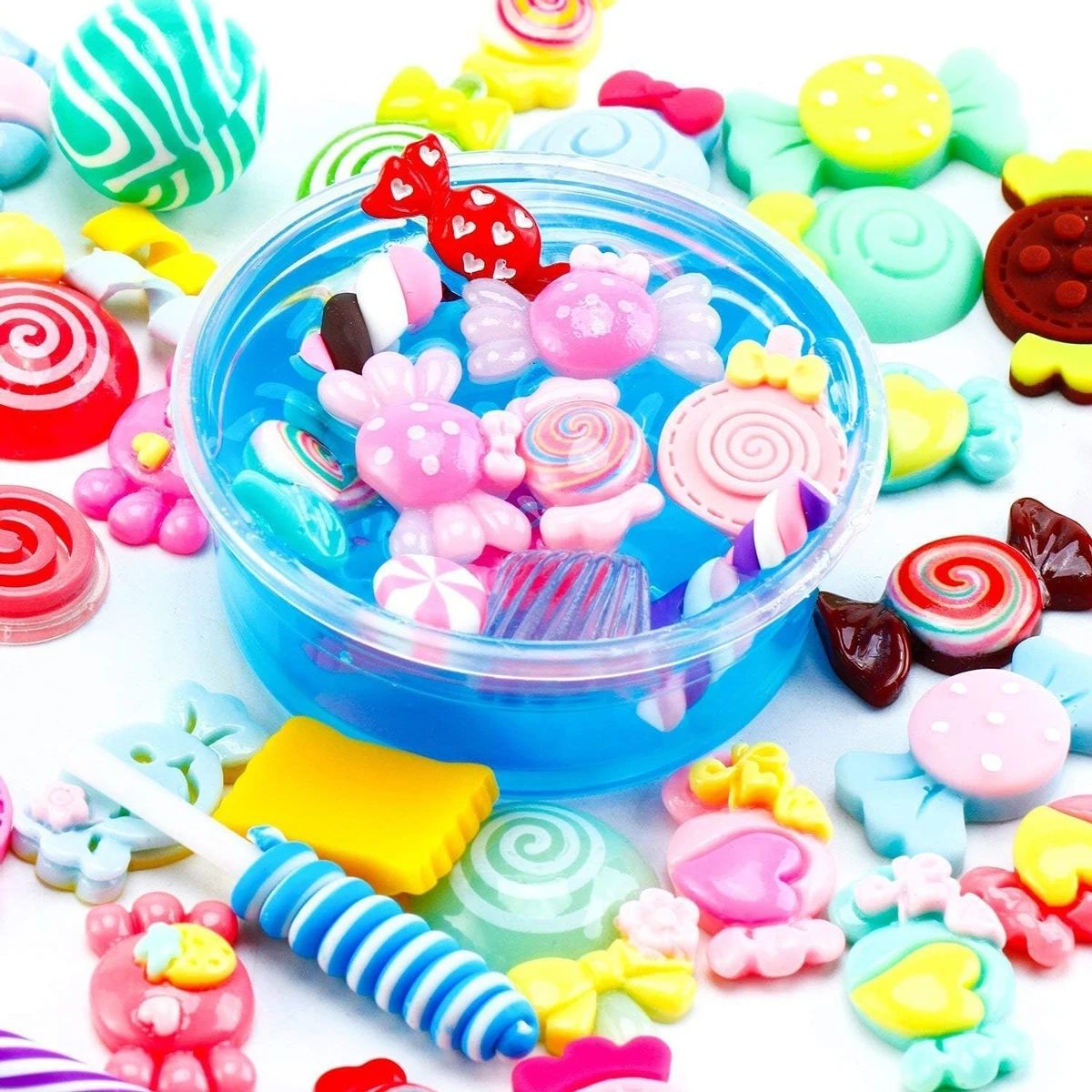 30pcs สุ่ม Candy Slime Charms  - Resin Art Essentials บทวิจารณ์และราคา