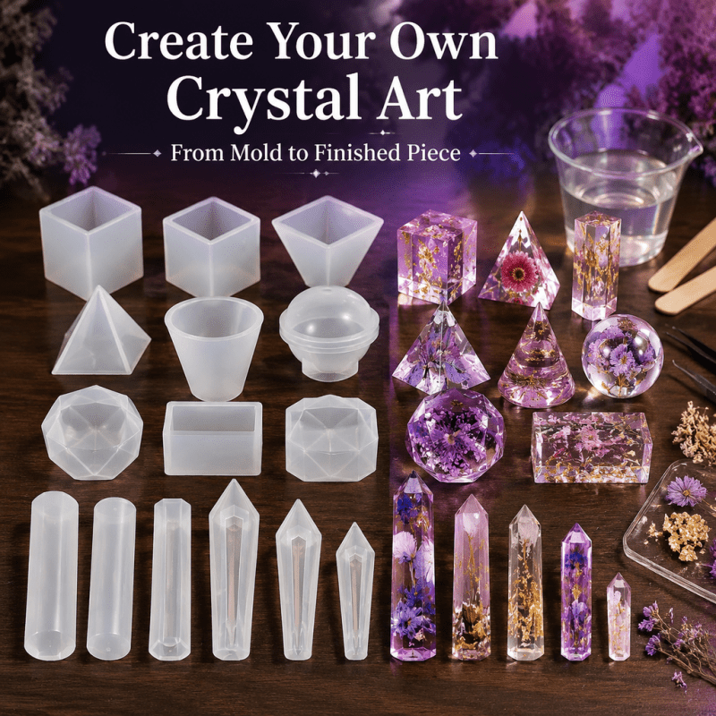 ชุดแม่พิมพ์ซิลิโคนเรซินคริสตัล - Resin Art Furniture บทวิจารณ์และราคา