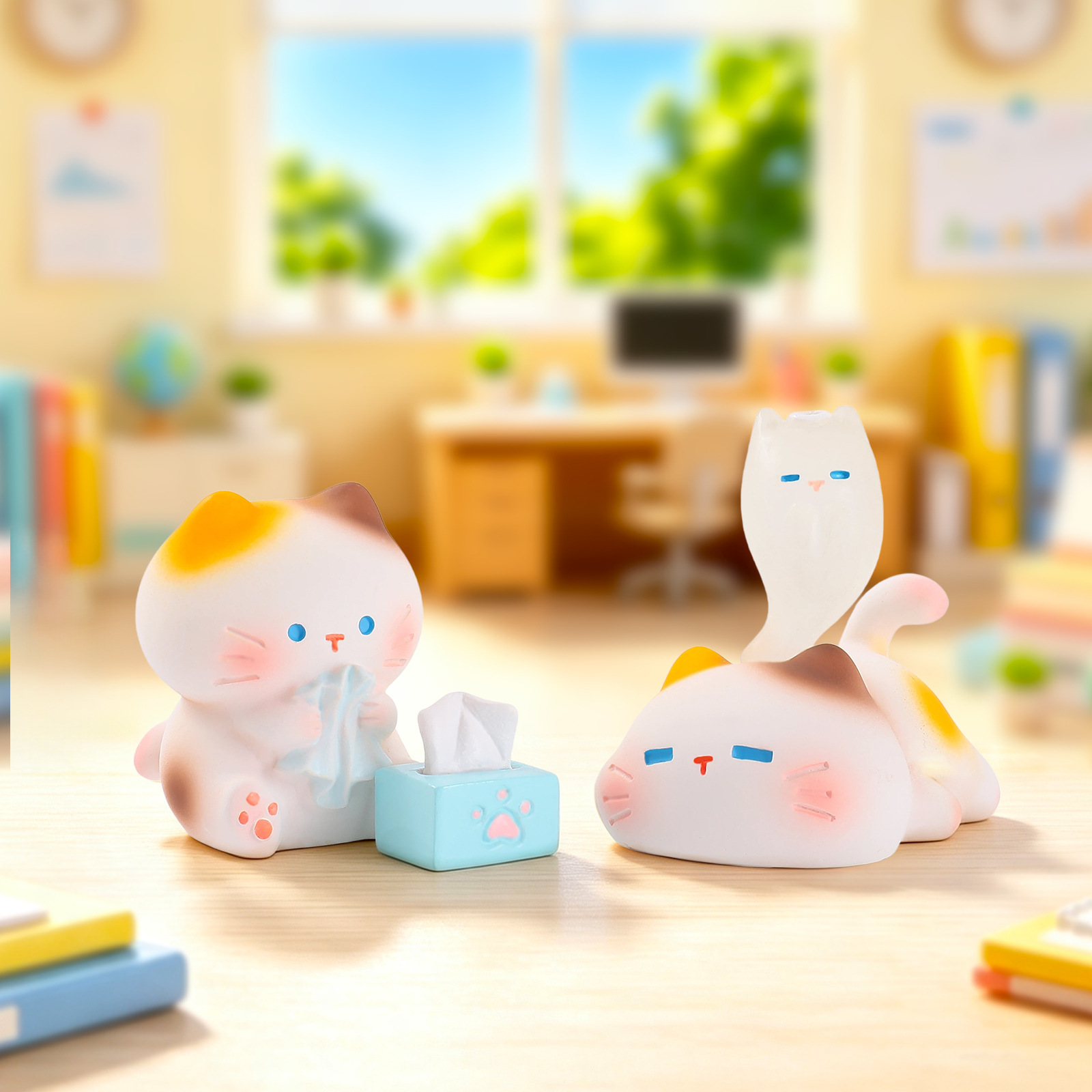 โมเดลแมวเรซิ่นในกล่องสุ่ม ตุ๊ก - Resin Art Furniture บทวิจารณ์และราคา