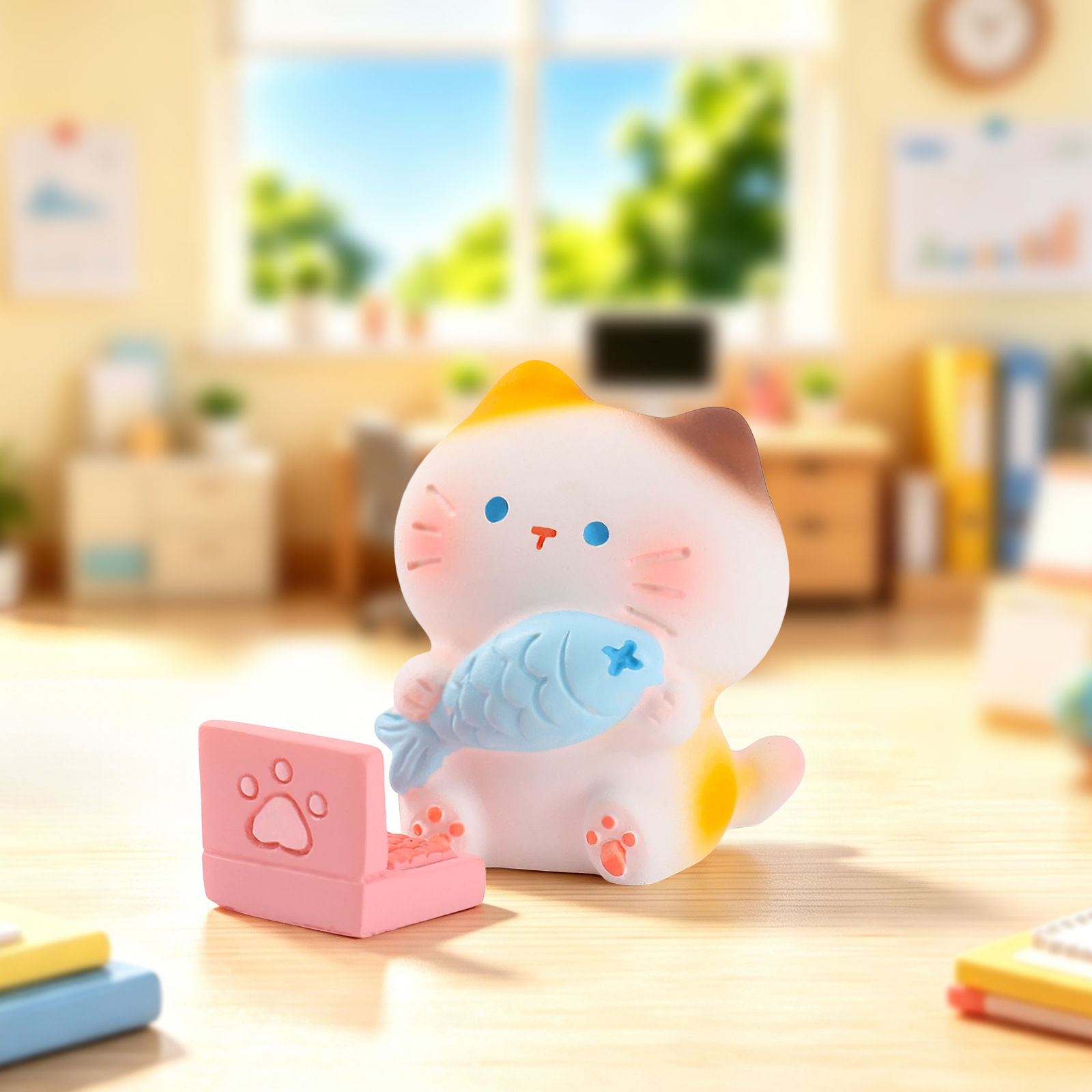 โมเดลแมวเรซิ่นในกล่องสุ่ม ตุ๊ก - Resin Art Furniture บทวิจารณ์และราคา