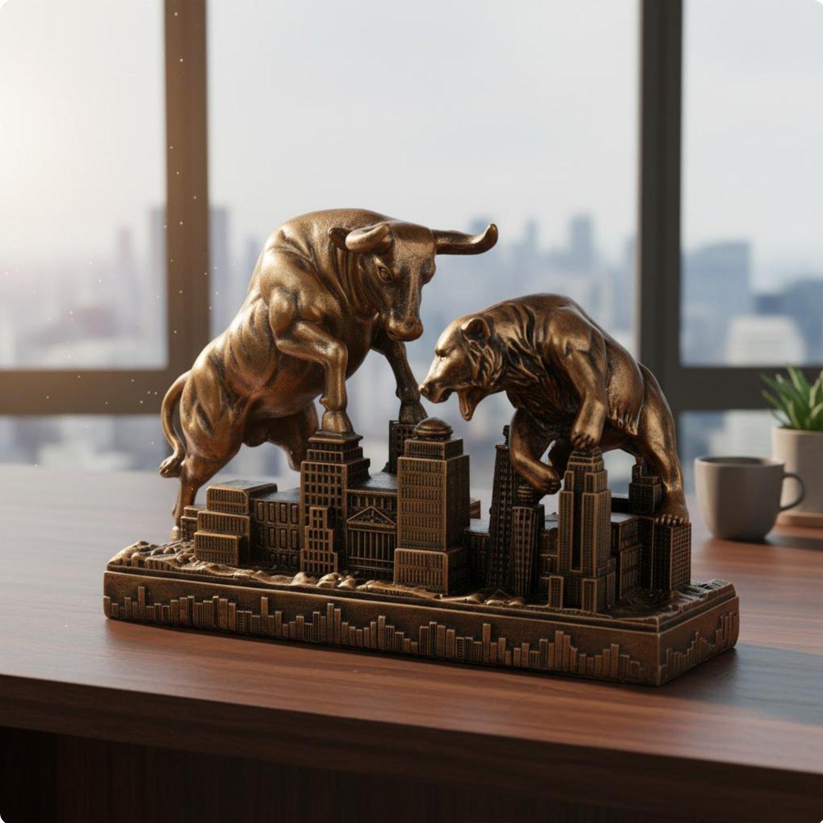 รูปปั้นวัวและหมีสร้างแรงบันดาล - Resin Art Business บทวิจารณ์และราคา