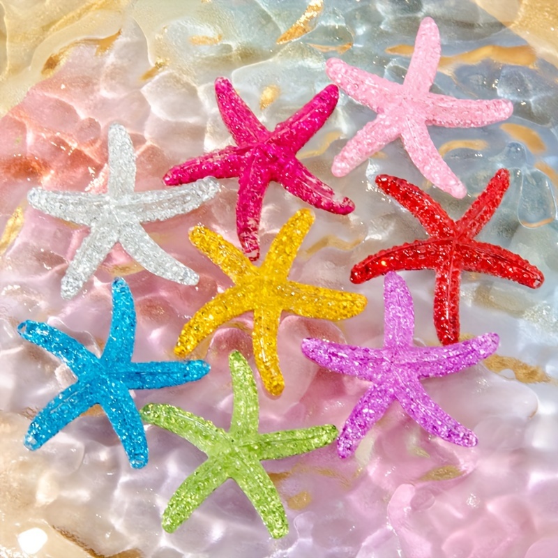 10 ชิ้น 1.57 นิ้วรูปปลาดาวเรซิ - Resin Art Furniture บทวิจารณ์และราคา